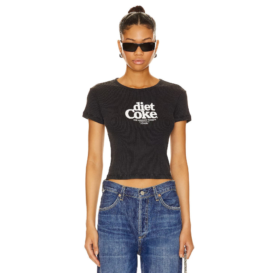 Diet Coke - Baby Tee - Black Snow - The Laundry Room
