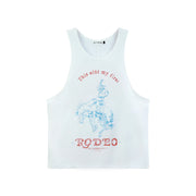 First Rodeo - Papa Tank - White - The Laundry Room