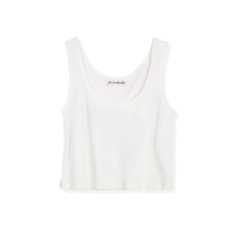 Essentials - Boxy Tank - White - The Laundry Room