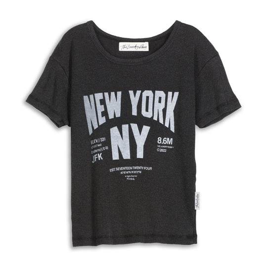 Welcome To New York - Baby Tee - Black Snow - The Laundry Room
