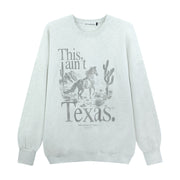 This Ain'T Texas Stallion - Jump Jumper - Pebble Heather - The Laundry Room