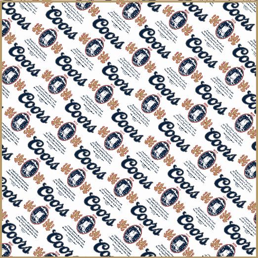 Coors Original Printed - Silky Bandana - White - The Laundry Room