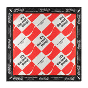 Coca Cola Real Thing - Silky Bandana - Red & White - The Laundry Room
