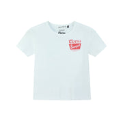 Banquet Block Pocket - Baby Tee - White - The Laundry Room