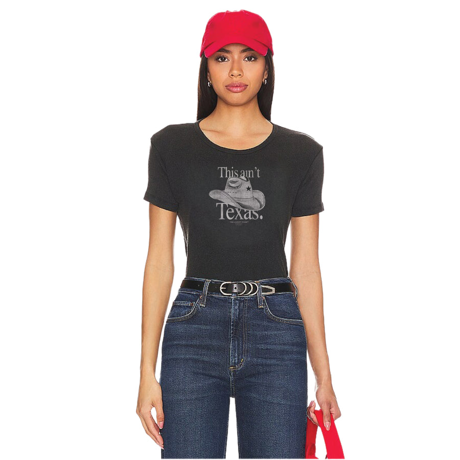 This Ain'T Texas - Baby Tee - Black Snow - The Laundry Room