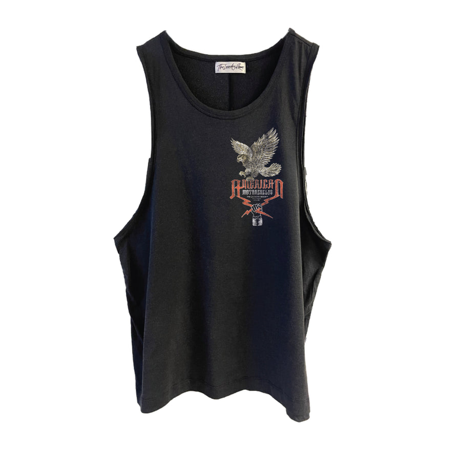 American Motorcycles - Papa Tank - Black Snow - The Laundry Room