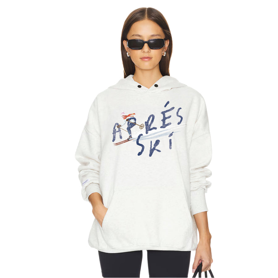Apres Ski Savoie France - Hideout Hoodie - Pebble Heather - The Laundry Room