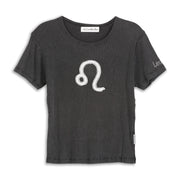 Leo Stitch - Baby Tee - Black Snow - The Laundry Room