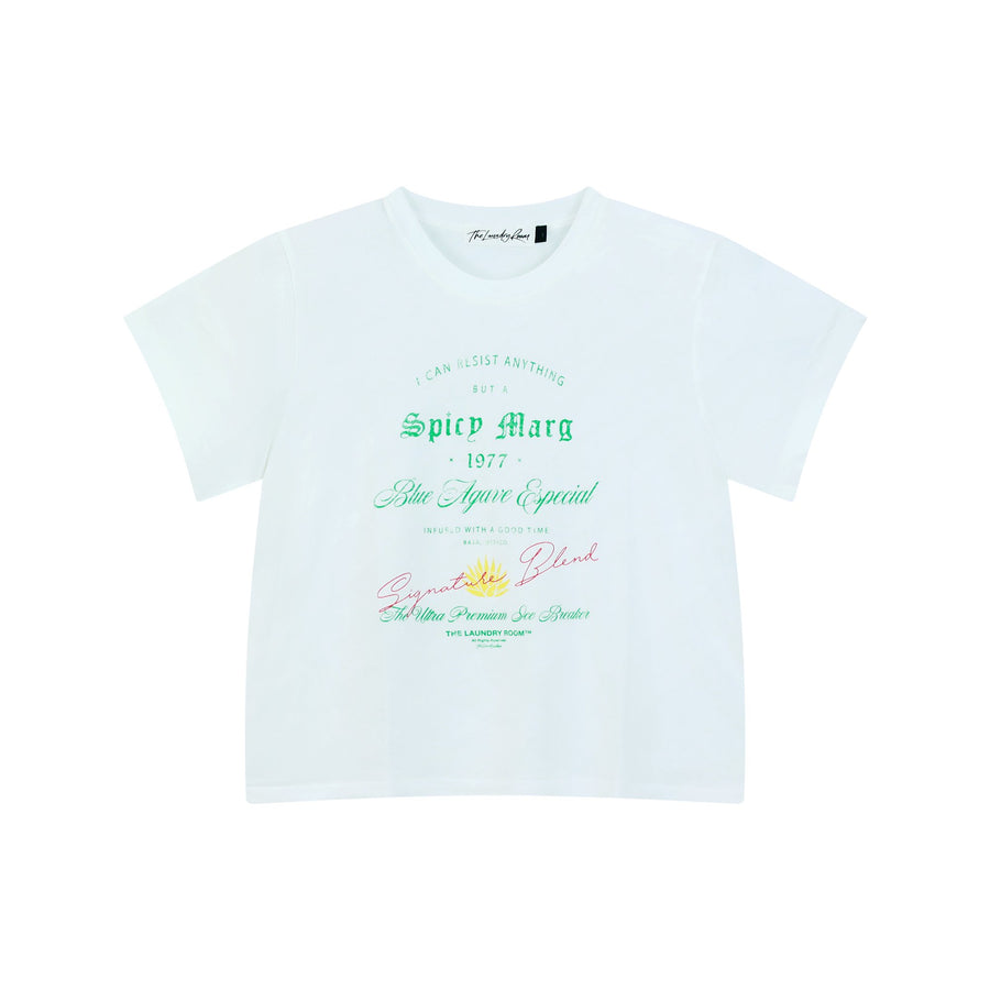 Can'T Resist A Spicy Marg - Perfect Tee - White - The Laundry Room