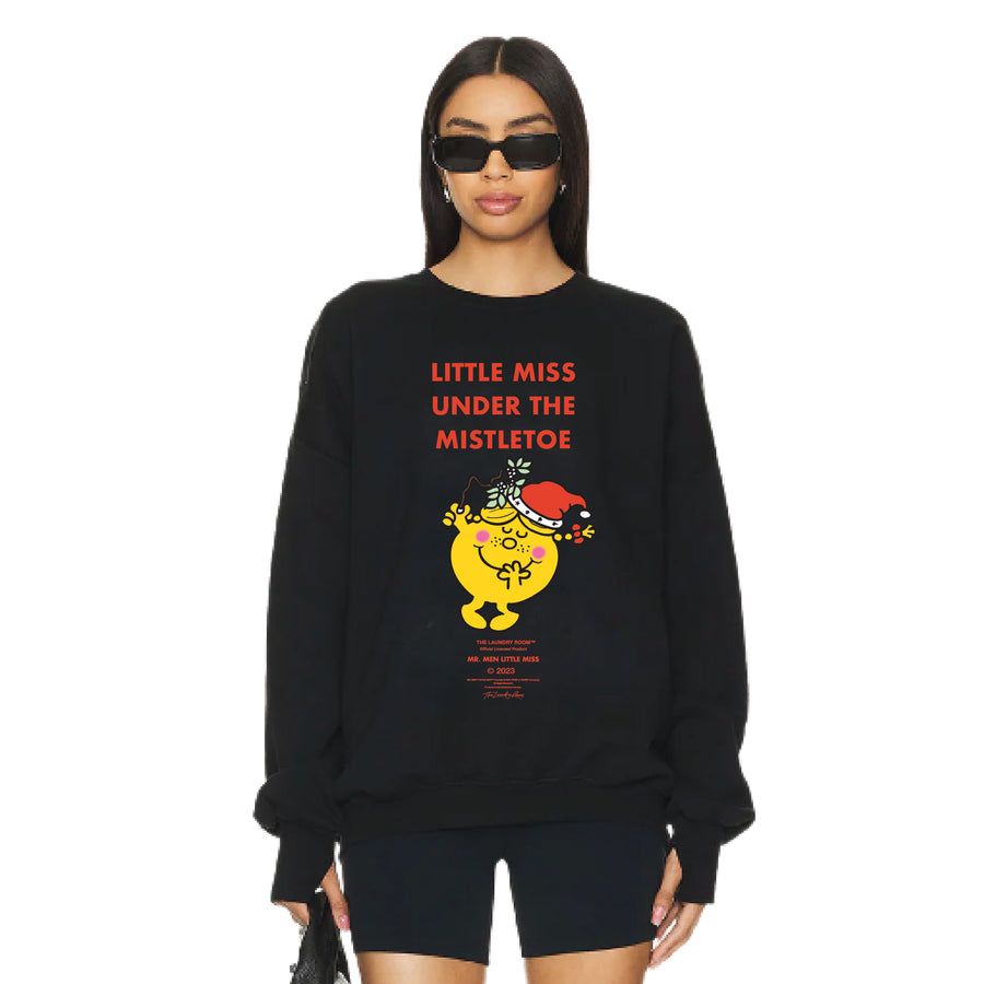 Little Miss Under The Mistletoe - Jump Jumper - Black