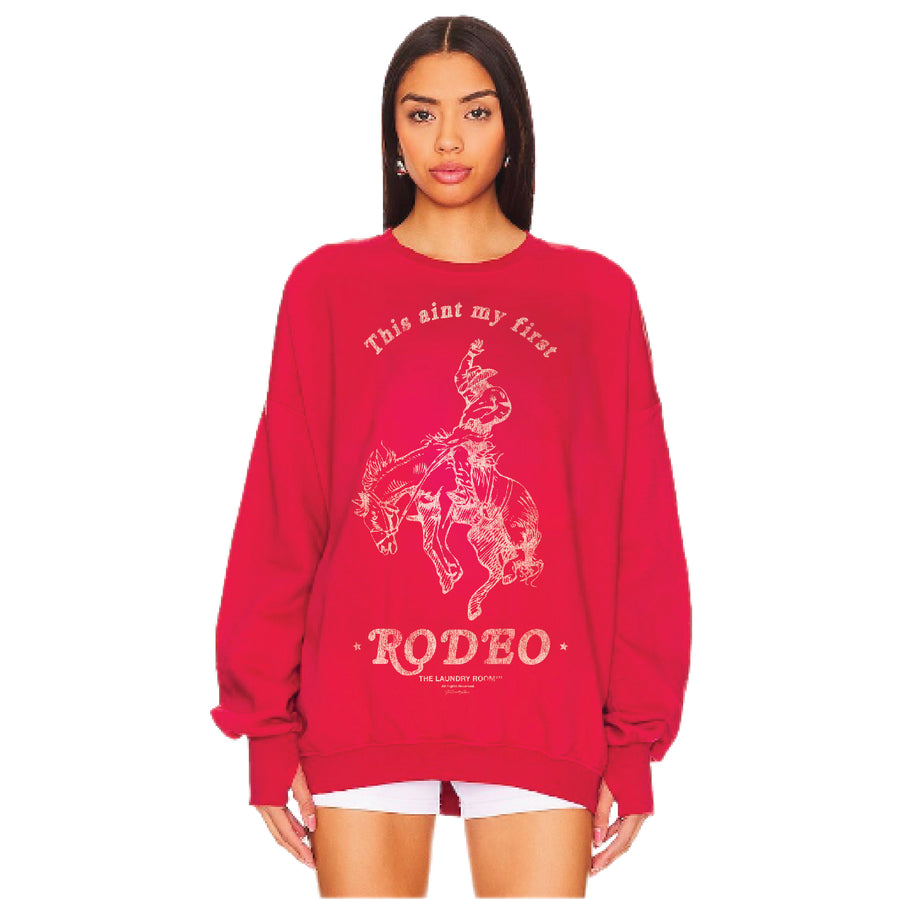 This Ain't My First Rodeo - Jump Jumper - Vintage Red