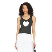 Infinite Love - Rib Tank - Black Snow - The Laundry Room