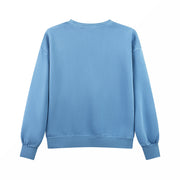 Essentials - Classic Crewneck Sweater - Chambray Blue - The Laundry Room