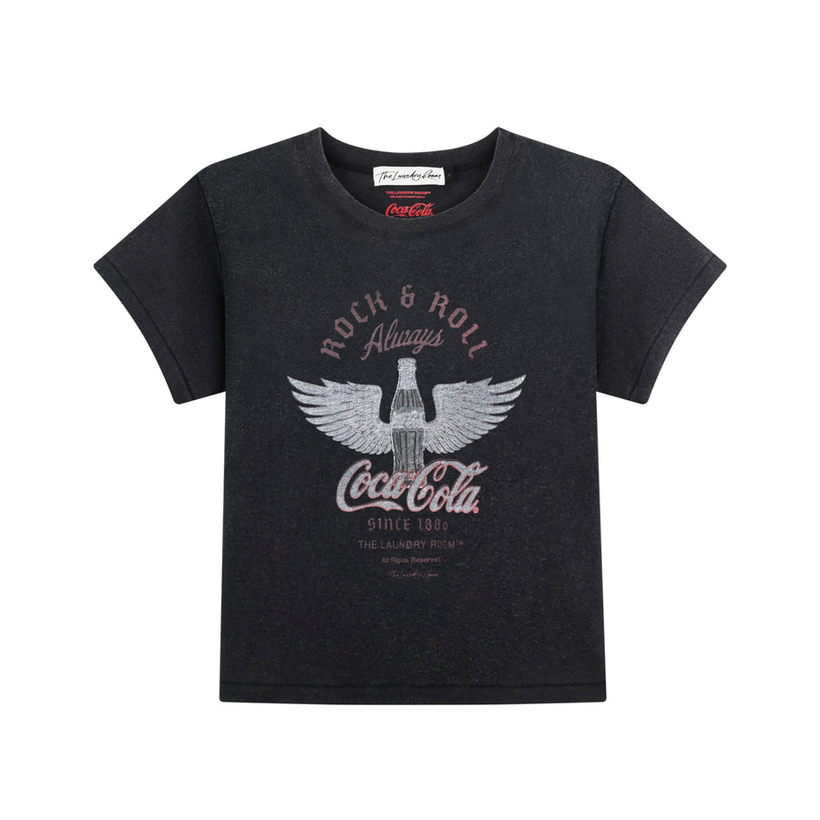 Coca Cola Rock & Roll - Perfect Tee - Black Snow - The Laundry Room