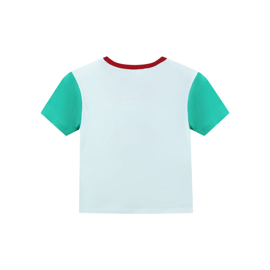 Coca Cola Winter Sports SMU - Baby Tee - White & Green