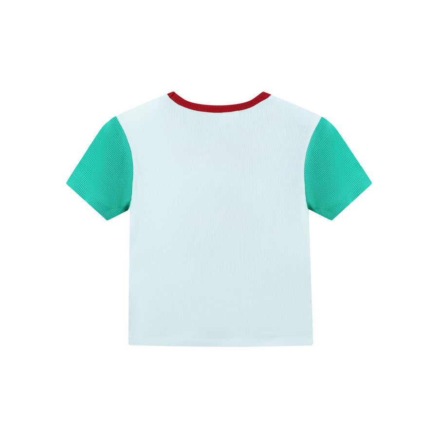 Coca Cola Winter Sports SMU - Baby Tee - White & Green