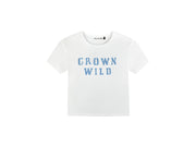 Grown Wild Denim - Baby Tee - White - The Laundry Room