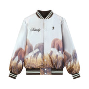 Ranch Life - Stadium Jacket - Brown - The Laundry Room