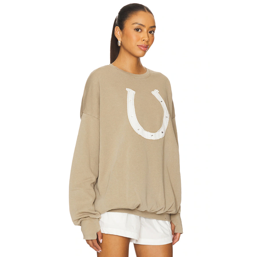 Horseshoe Patchwork - Jump Jumper - Camel Gold - The Laundry Room