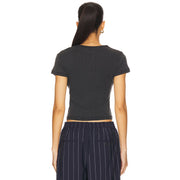 No Photos Please - Baby Tee - Black Snow - The Laundry Room