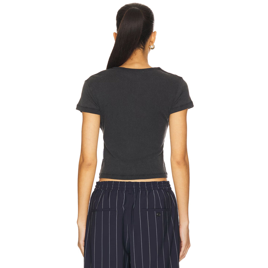 No Photos Please - Baby Tee - Black Snow - The Laundry Room