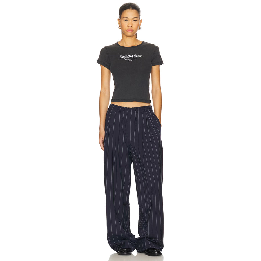 No Photos Please - Baby Tee - Black Snow - The Laundry Room