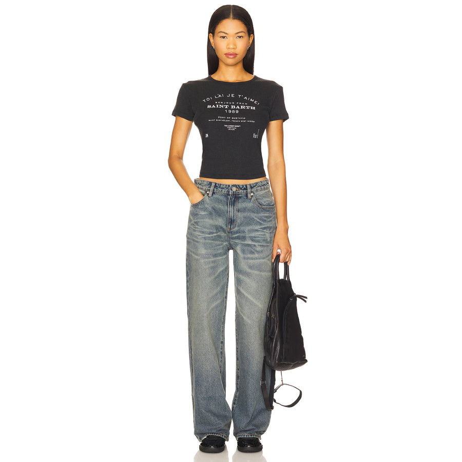 Saint Barth 89 - Baby Tee - Black Snow - The Laundry Room