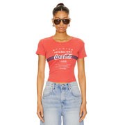 Apres Ski Coca Cola - Baby Tee - Vintage Red
