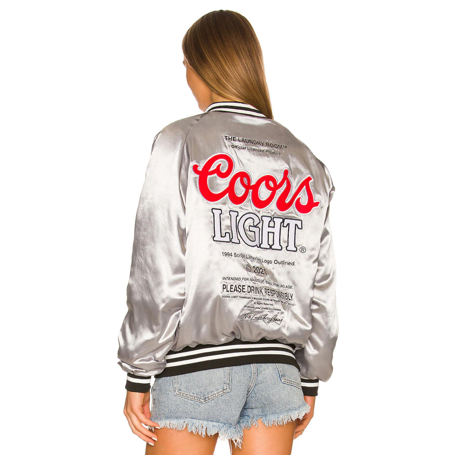 Coors Light Official Tm - Stadium Jacket - Silver - The Laundry Room