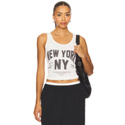 Welcome To New York - Rib Tank - White