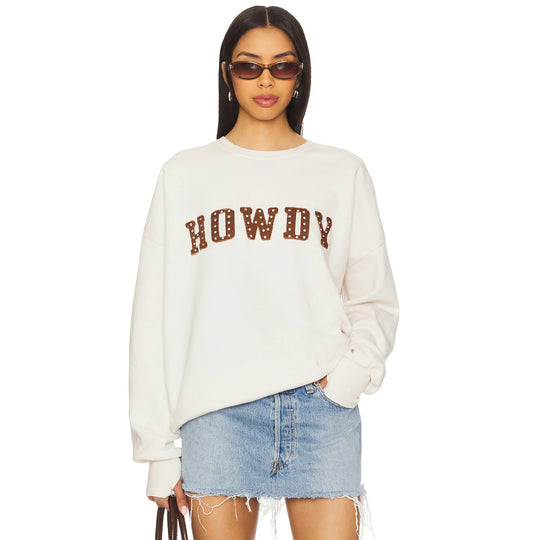 Rhinestone Howdy - Jump Jumper - Bone - The Laundry Room