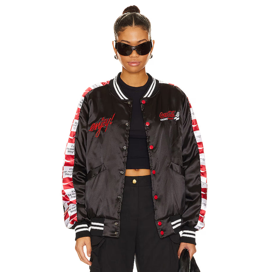 Coca Cola Racing - Stadium Jacket - Black & Red & White