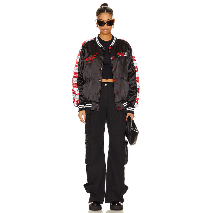 Coca Cola Racing - Stadium Jacket - Black & Red & White