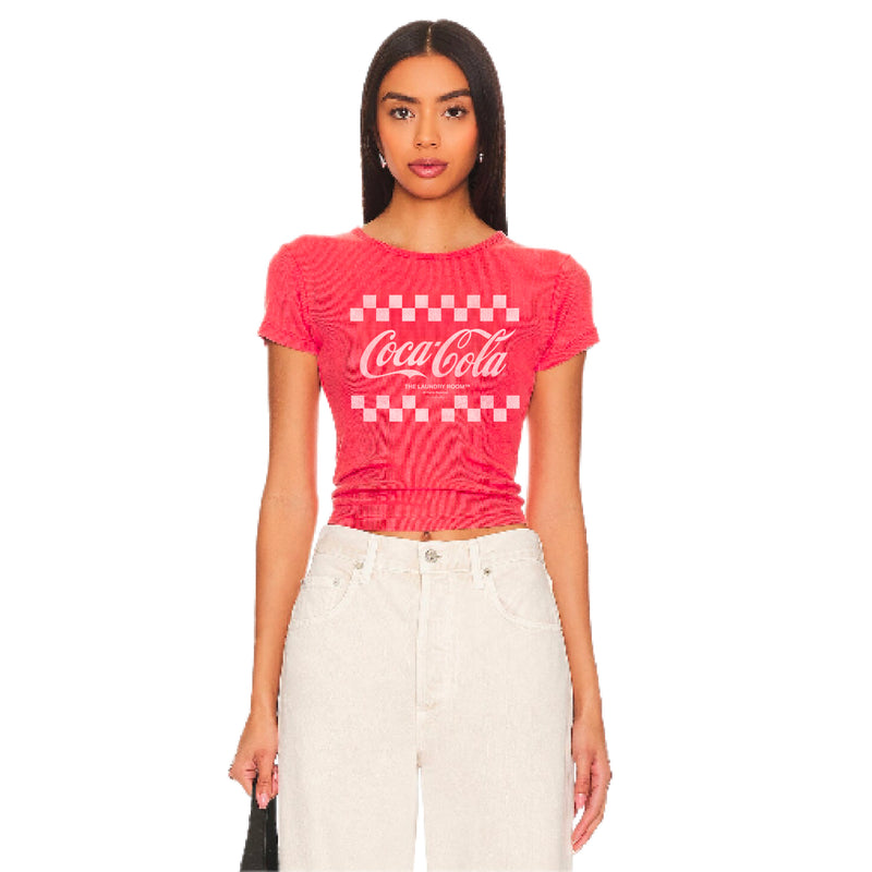 Team Coca Cola - Baby Tee - Vintage Red - The Laundry Room