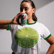 Diet Coke Lime Flavor - Perfect Ringer Tee - White & Lime - The Laundry Room