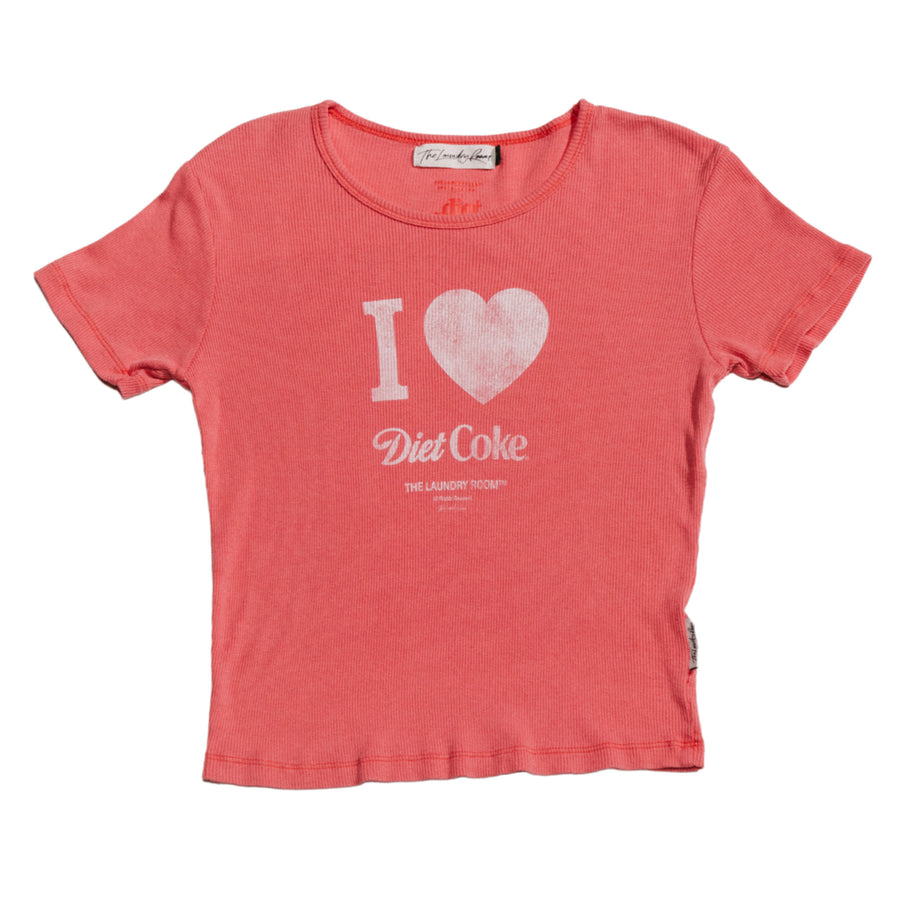 I Heart Diet Coke - Baby Tee - Vintage Red - The Laundry Room