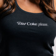 Diet Coke Please - Rib Tank - Black Snow - The Laundry Room