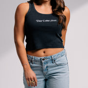 Diet Coke Please - Rib Tank - Black Snow - The Laundry Room