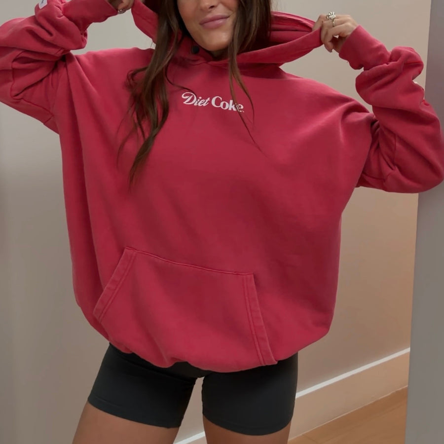 Diet Coke Please - Hideout Hoodie - Vintage Red - The Laundry Room