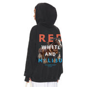 Red White And Malibu - Hideout Hoodie - Black Snow - The Laundry Room