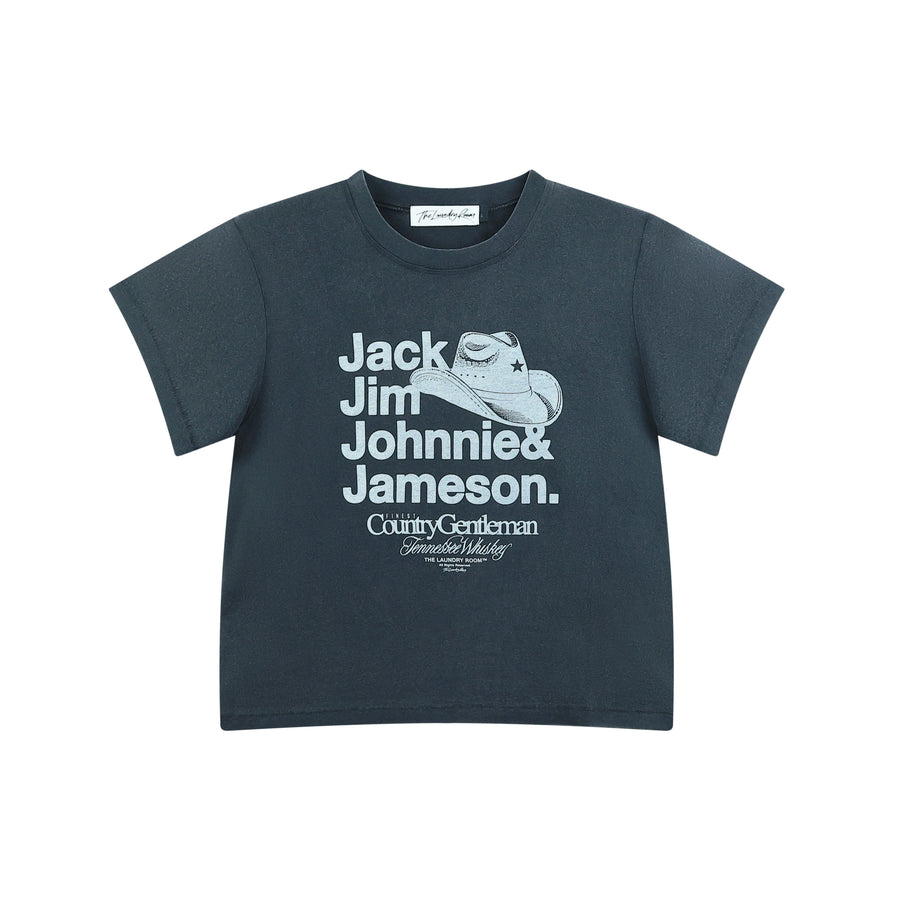 Finest Whiskey Gentlemen - Perfect Tee - Black Snow - The Laundry Room