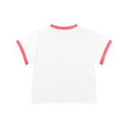 Saint Tropez Fish - Perfect Ringer Tee - White & Red - The Laundry Room