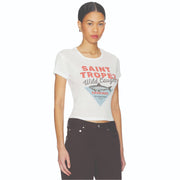Saint Tropez Sardines - Baby Tee - White - The Laundry Room