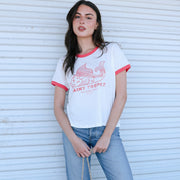Saint Tropez Fish - Perfect Ringer Tee - White & Red - The Laundry Room