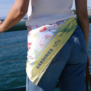 Wild Caught Sardines - Silky Bandana - Yellow - The Laundry Room