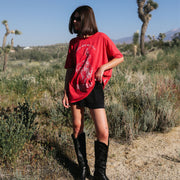 This Ain't My First Rodeo - Oversized Tee - Vintage Red - The Laundry Room