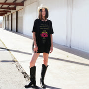 Little Miss This Ain't My First Rodeo - Oversized Tee - Black Snow - The Laundry Room