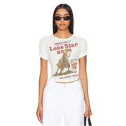 Lone Star Rounding the Can - Baby Tee - White - The Laundry Room
