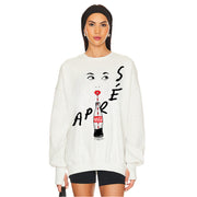 Apres Coca Cola Lips - Jump Jumper - White