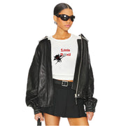 Little Devil - Baby Tee - White